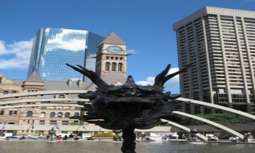 Zdjęcie KANADA / Toronto / Okolice ratusza / Ai Wei Wei - chiński zodiak w Toronto