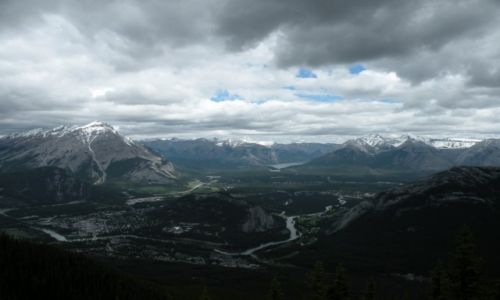 Zdjęcie KANADA / Banf / Sulphur Mountain / Ziemia pod nami, niebo nad nami
