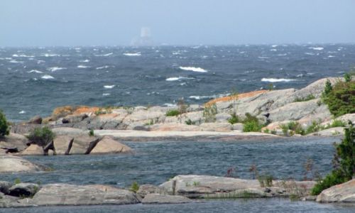 Zdjcie KANADA / Ontario / Wyspa Franklin Island / Zatoka Georgian Bay-widok z naszego biwaku