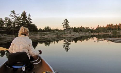 Zdjcie KANADA / Ontario / Wyspa Franklin Island na zatoce Georgian Bay / Nasze miejsce biwakowe na wyspie Franklin Island