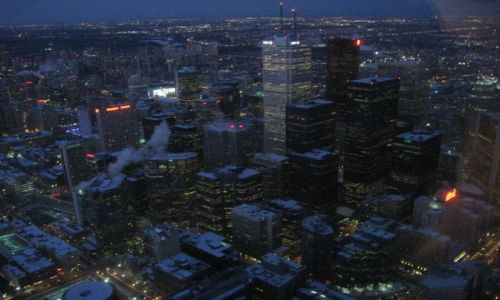 Zdjecie KANADA / Ontario / Toronto / miasto(a) noc 2