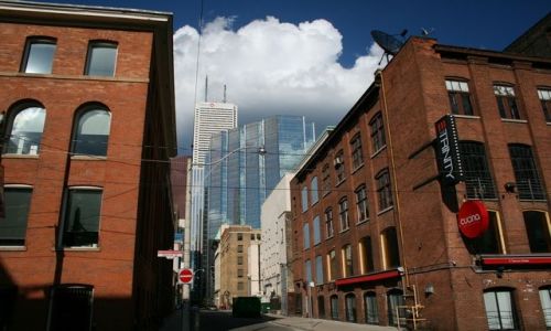 Zdjecie KANADA / Ontario / Toronto / stara i nowa zabudowa