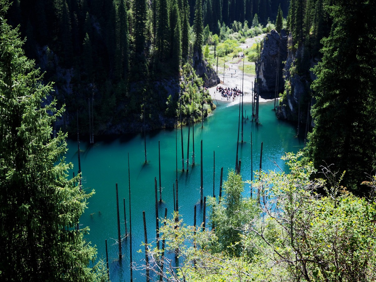 Zdjęcia: Park Narodowy Kolsay Lakes, płd.-wsch. Kazachstan, Jezioro Kaindy, KAZACHSTAN Zdjęcia: Park Narodowy Kolsay Lakes, płd.-wsch. Kazachstan, Jezioro Kaindy, KAZACHSTAN