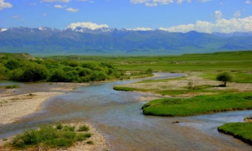Zdjecie KAZACHSTAN / Kazachstan  / Kazachstan  / Graniczna rzeka