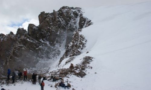 Zdjcie KAZACHSTAN / Medeo / Medeo / Po lawinie  