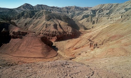 Zdjecie KAZACHSTAN / pd. Kazachstan, Amatynska obast / Alatau / Grobowce dinozaurw...