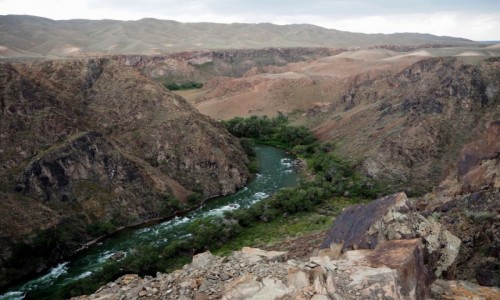 Zdjcie KAZACHSTAN / pd.-wsch. Kazachstan /  kanion rzeki Szaryn / Kanion Szaryski