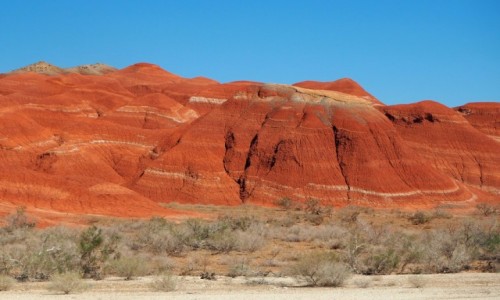 Zdjcie KAZACHSTAN / pd.-wsch. Kazachstan / Park Narodowy Atyn Emel / Kolorowe gry Aktau