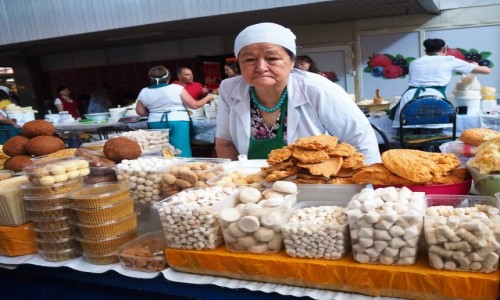 Zdjecie KAZACHSTAN / pd.-wsch. Kazachstan / Amaty / Bazar w Amaty