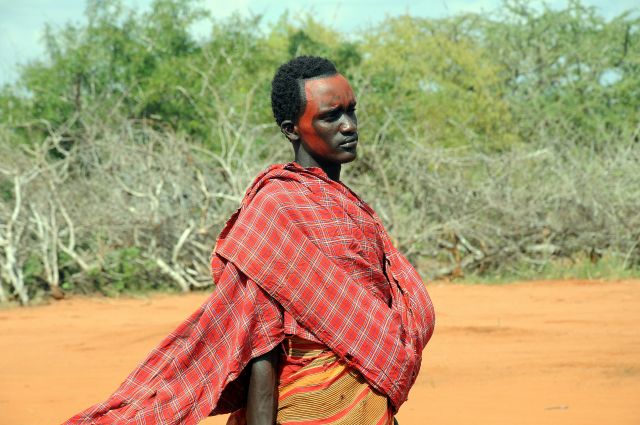 Zdjęcia: Masai village , Tsavo East, czas na reflekcje , KENIA Zdjęcia: Masai village , Tsavo East, czas na reflekcje , KENIA