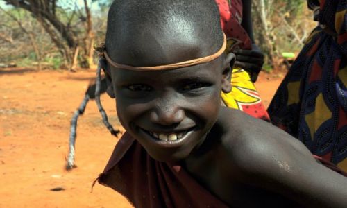 Zdjecie KENIA / Tsavo East / Masai village / berek!