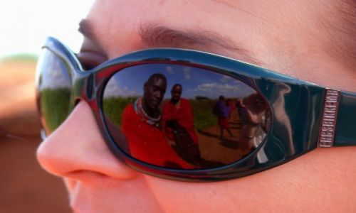 Zdjecie KENIA / Afryka Wschodnia / Amboseli / Masajowie w troch innej perspektywie