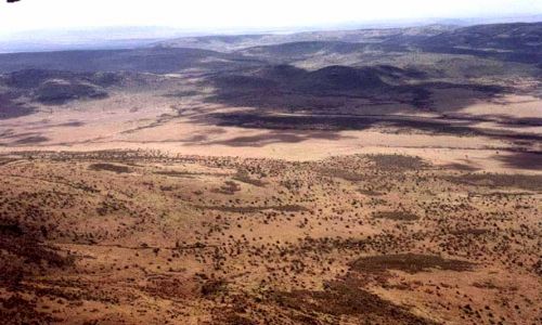 Zdj�cie KENIA / masai mara / SAWANNA / SAWANNA Z LOTU PTAKA