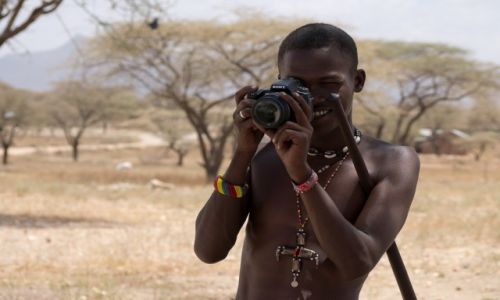 Zdjecie KENIA / NP Samburu / wioska Samburu / Reklama SONY