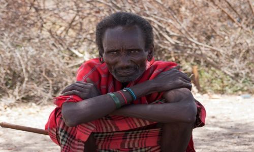 Zdjęcie KENIA / okolica Samburu / okolica Samburu / Pasterz