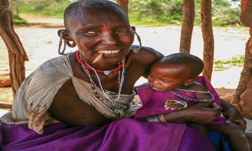 Zdjcie KENIA / Kenia / Masai Village / Masai People