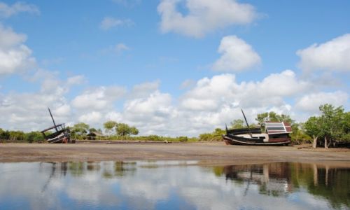 Zdjecie KENIA / Poudniowe Wybrzee / Funzi Island / Lustro
