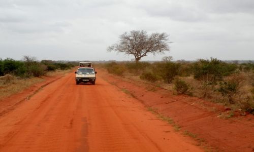 Zdjęcie KENIA / płd Kenia / Tsavo East / Czerwona ziemia Masajów