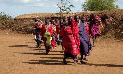 Zdjęcie KENIA / płd Kenia / Amboseli / Masajki