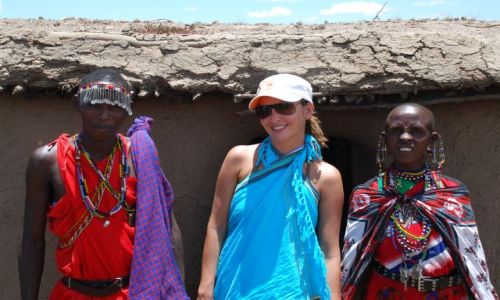 Zdjęcie KENIA / Wioska Masajów / SAFARI MASAI MARA / ....