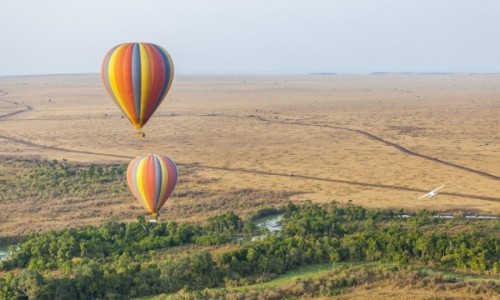Zdjcie KENIA / Masai Mara / Mara Triangle / Balonem nad Masai Mara
