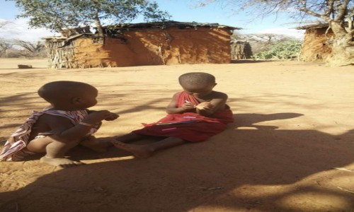 Zdjecie KENIA / Kenia  / Kenia  / Wioska Masajw 