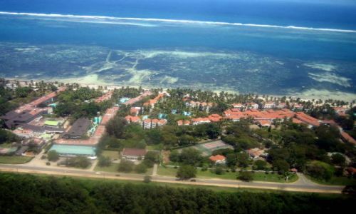 Zdjęcie KENIA / Mombasa / w powietrzu / Lot nad Mombasą
