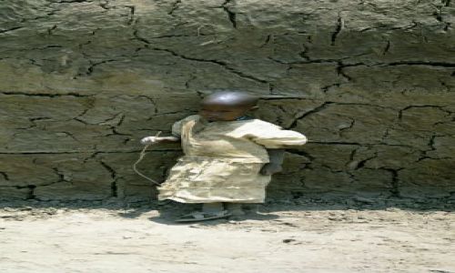 Zdjecie KENIA / brak / P.N. Amboseli / przyszły Masaj