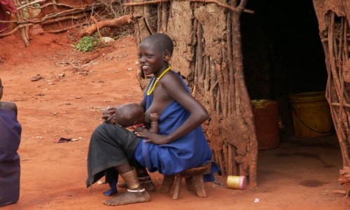 Zdjcie KENIA / Tsavo / - / Wioska Masajw
