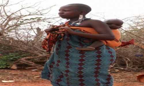 Zdjecie KENIA / Tsavo / - / Wioska Masajw