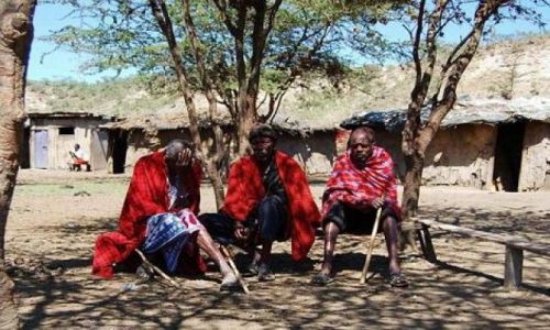 Zdjecie KENIA / Around Naivasha Lake / Hell's Gate National Park  / Maasai Village