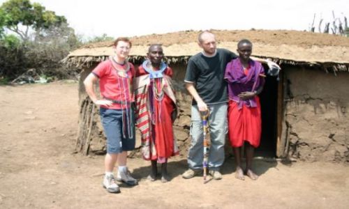 Zdjecie KENIA / Masai Mara / Masai Mara / Masajska gościnność