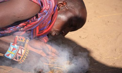 Zdjęcie KENIA / Mambasa / Amboseli / płomień już blisko....