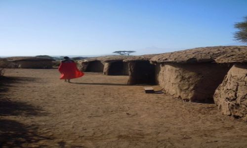 Zdjecie KENIA / Mambasa / Amboseli / wioska Masajska
