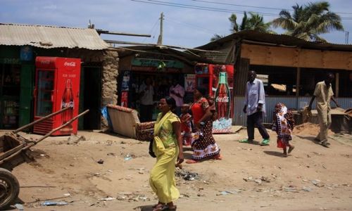 Zdjecie KENIA / Mombasa / Mombasa / afrykaskie kontrasty.....