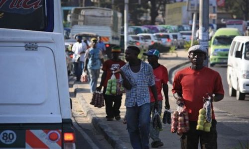 Zdjcie KENIA / Mombasa / Mombas / uliczny handel