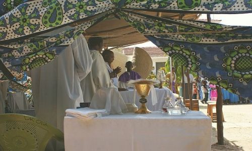 Zdjcie KENIA / afryka / Kilifi / niedzielna msza