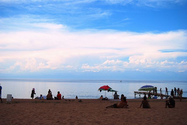 Zdjęcia: Issyk Kul, wamos a la plaja! o! o! o! o! , KIRGIZJA Zdjęcia: Issyk Kul, wamos a la plaja! o! o! o! o! , KIRGIZJA