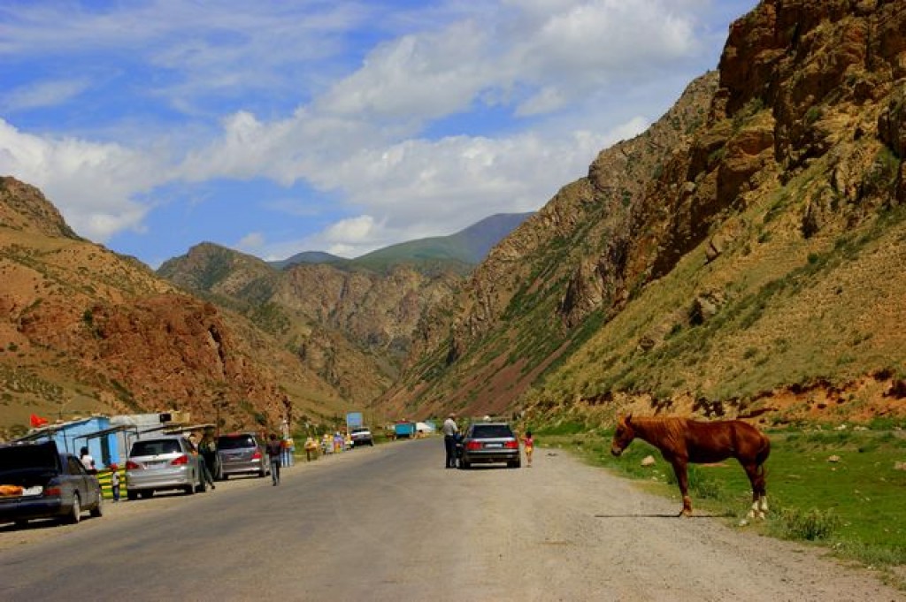 Zdjęcia: Dalon Pass, Dalon Pass, Droga, KIRGIZJA Zdjęcia: Dalon Pass, Dalon Pass, Droga, KIRGIZJA