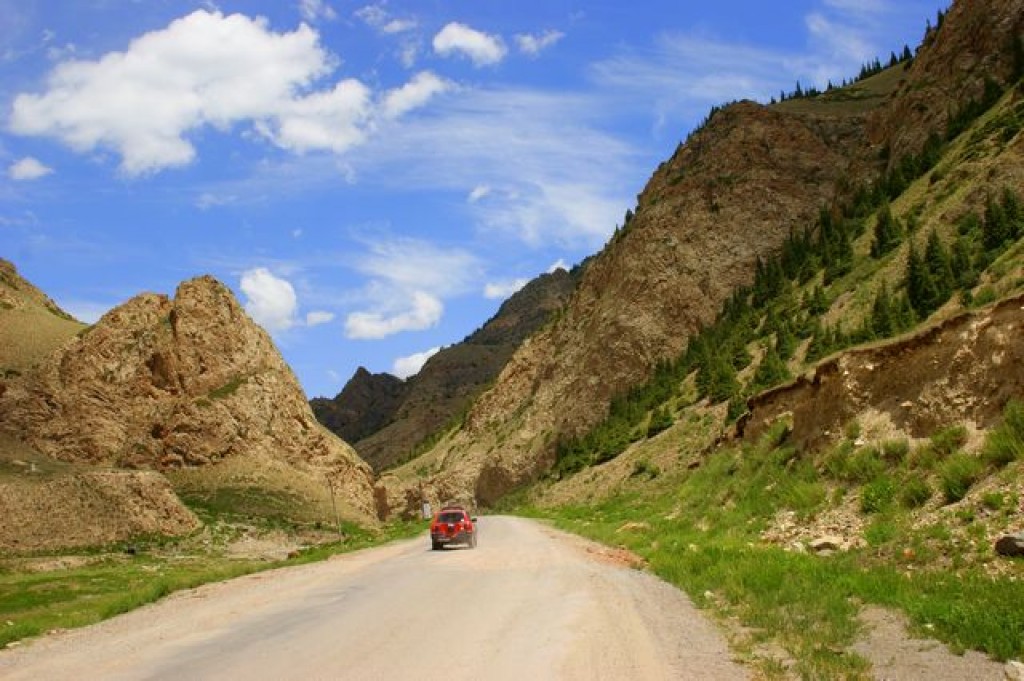 Zdjęcia: Dalon Pass, Dalon Pass, Droga, KIRGIZJA Zdjęcia: Dalon Pass, Dalon Pass, Droga, KIRGIZJA