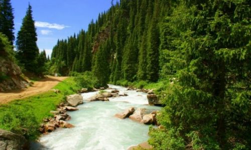 Zdjęcie KIRGIZJA / Sobolewka / Sobolewka / Rzeczka