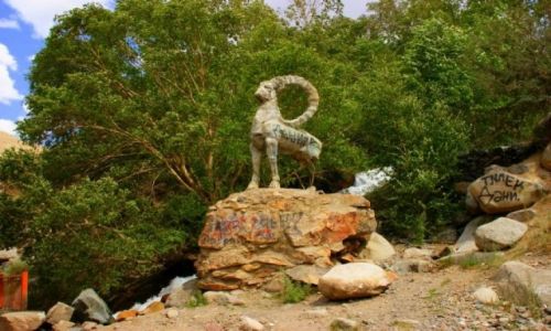 Zdjęcie KIRGIZJA / Ak Tel / Ak Tel / Posąg