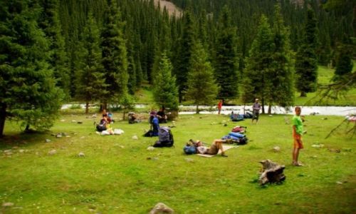 Zdj�cie KIRGIZJA / Barskoom / Barskoom / Przerwa