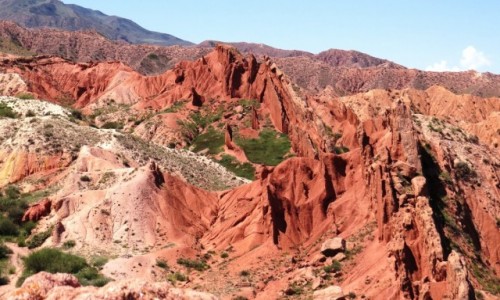 KIRGIZJA / Jezioro Issyk-kul / Kanion Skazka / Fantazyjne skay