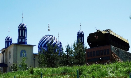 Zdjecie KIRGIZJA / obwd issykkulski / po poudniowej stronie  jeziora Issyk Kul / Dua gwiazda i malekie pksiyce