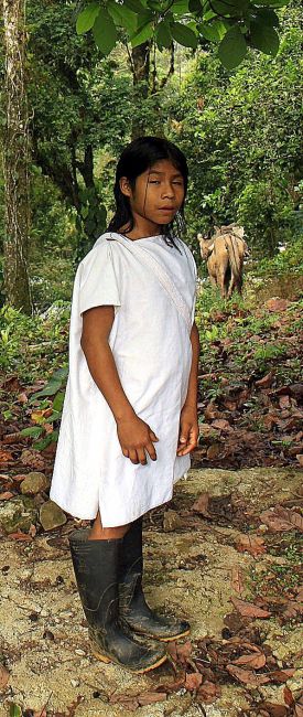 Zdjęcia: Sierra Nevada, płn Kolumbia, Indianin Koga, KOLUMBIA Zdjęcia: Sierra Nevada, płn Kolumbia, Indianin Koga, KOLUMBIA