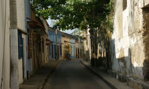 Zdjcie KOLUMBIA / Cartagena  / Cartagena  / Uliczka w  Cartagenie 
