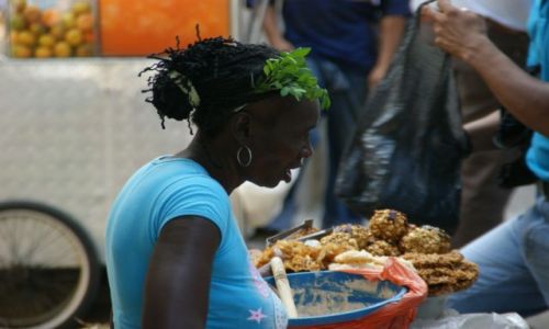 KOLUMBIA / Bogota / Bogota / Placki sprzedaje 