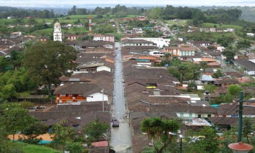 Zdjcie KOLUMBIA / Quindio / Salento / Panorama Salento
