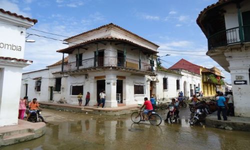Zdjecie KOLUMBIA / Bolivar / Mompox / Zalane ulice